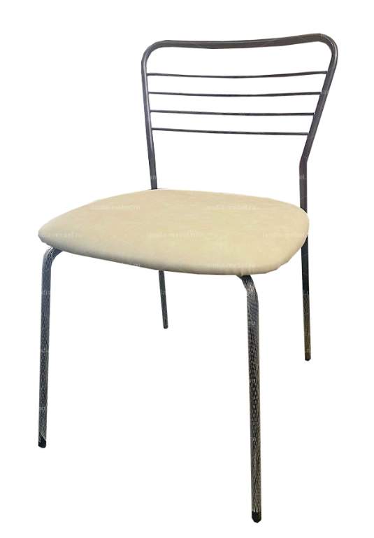 Стул Лагос белый сид. винилкожа antic бежевый