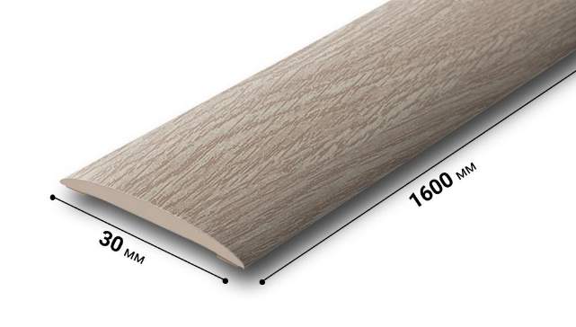 Порог  30мм 1,6м  Дуб беленый 203