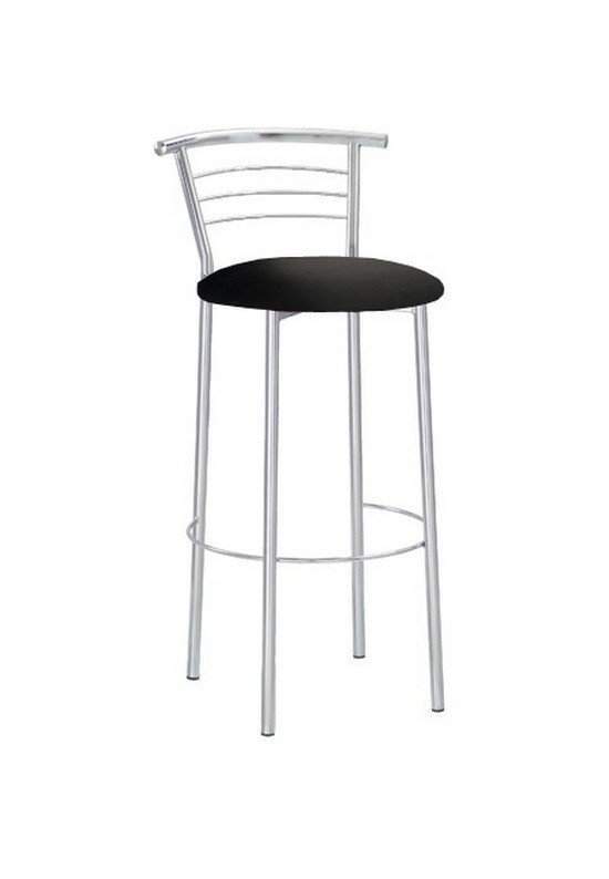 Стул Марко бар.метал.+сид.Венус кожа иск.DO №350 черный