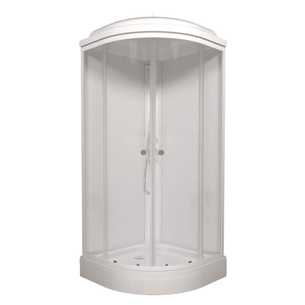 Душевая кабина "Экстра" 88*88 А (7мест + сифон D50) 