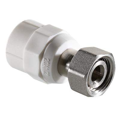 Соединитель Valtec PPR с накидной гайкой  20х1/2" конус VTp.708.K.02004