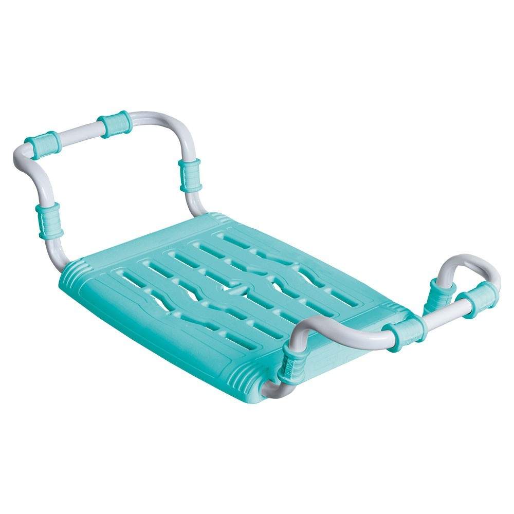 Полка-сиденье д/ванной раздвиж. бирюза  340х280  СВ5бирюз./199898