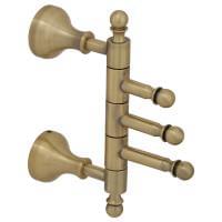 Крючок Veragio GIALETTA VR.GIL-6435.BR  3-ой поворотн.  бронза