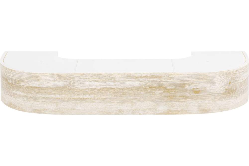 Карниз с поворотом Винтаж 3-х рядн. Дуб Песочный 1,8  78045