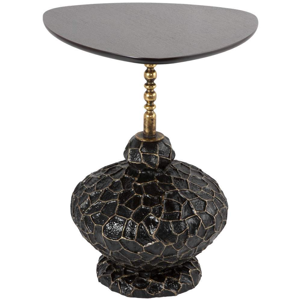 Столик декор."Лебес" Айс(БЛ) белое серебро  17001