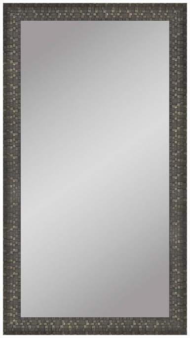 ГРАФИС Зеркало 60х120 Рама 7/Багет 68-197 Серый с серебряной патиной