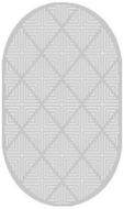 Ковер Toronto  7548_BX18  0,8х1,5 Grey/Grey  овал