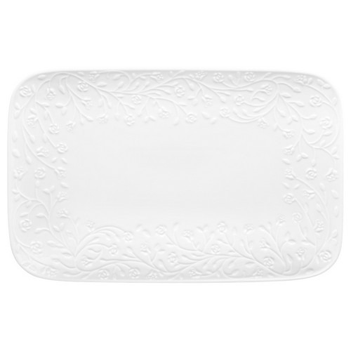 ELAN GALLERY Веточки-цветочки Блюдо 630076 прямоугольное 31х20,5х2,5см