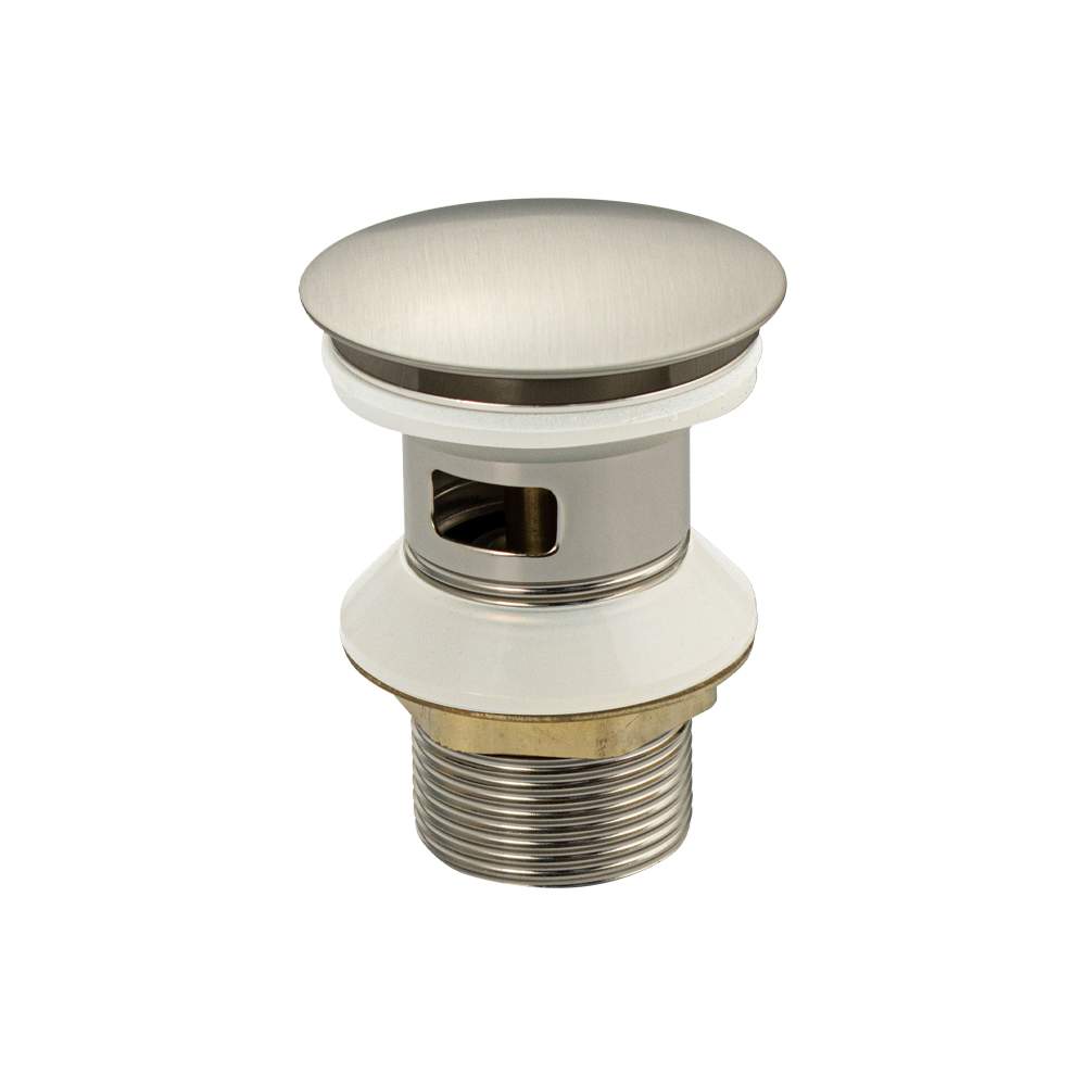 MAGNUS верхняя часть сифона-автом. 0602 с переливом  нерж. сталь САТИН