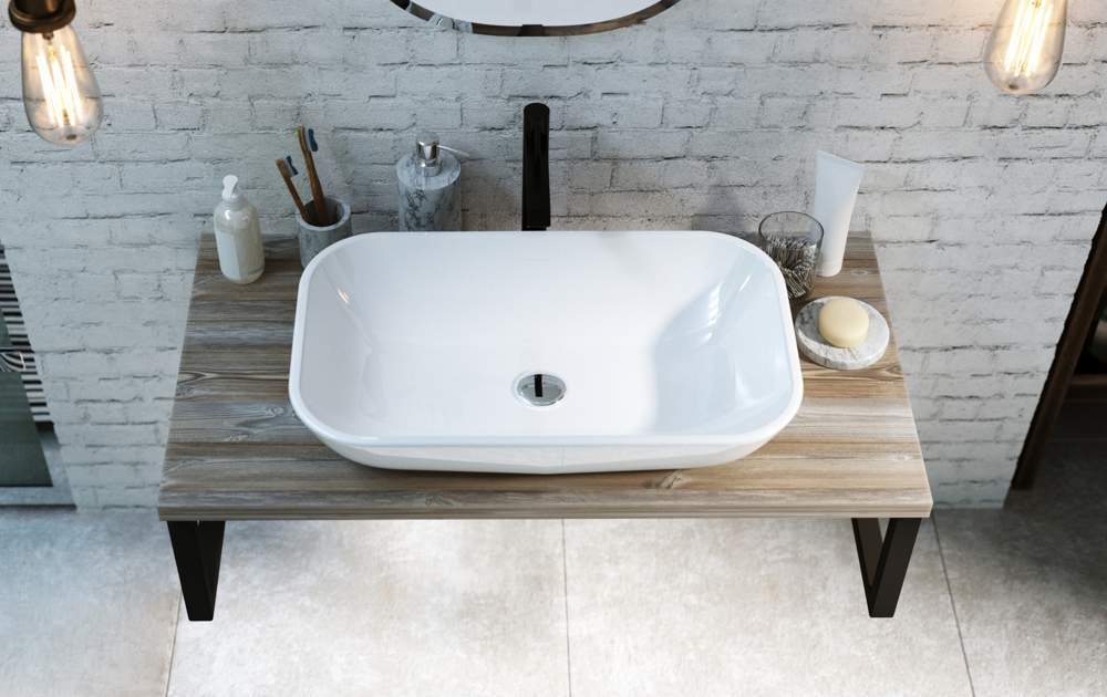  Столешница Grunge Loft 80 Дуб намибия