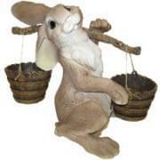 Заяц  ФП147  с коромыслом  35см  