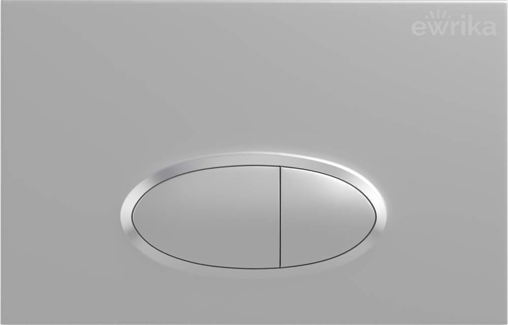 Кнопка REDO овальная д/инсталяции , пластик Chrome Matte 0050