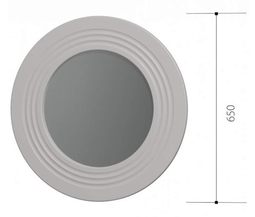 Зеркало навесное "ТЕФИЯ" 650 МДФ матов. Сантьяго