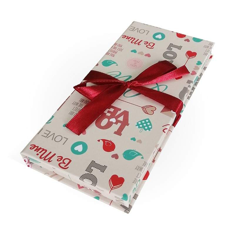 Коробка-конверт д/денег Д10303П.038 Любовь крафт бумага с бантом 172х83х16мм 