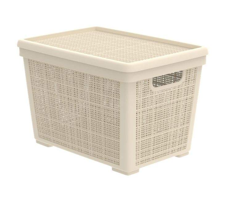 Корзина  40х28,5 22л сл.кость АП452 / 348114