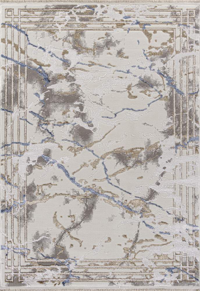 Ковер MOSSO 27243A  0,8х1,5  GRY / NAVY