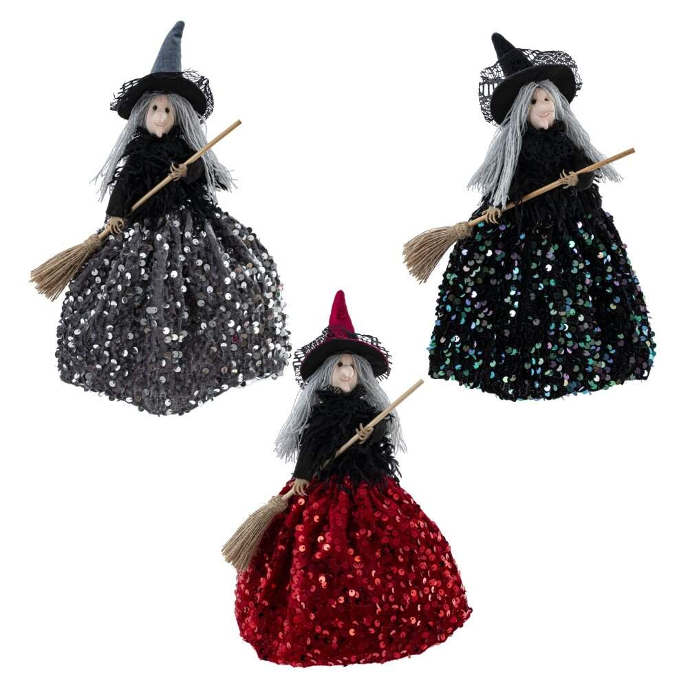 REMECO COLLECTION Фигурка 807425 Баба Яга 15х15х28см 3 вида (текстиль/полимер)