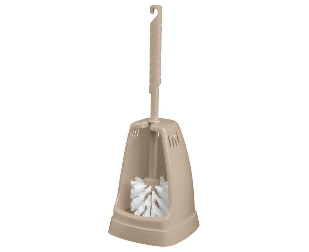 Ерш+подставка WC "Rambai"  квадр., бежев.  221303027/01/343678