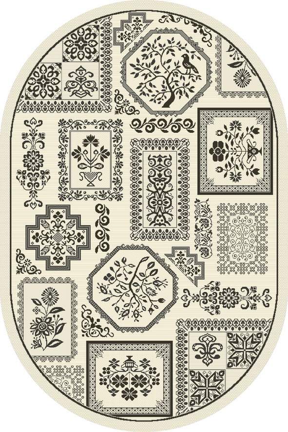 Ковер NOVARO  945/08  2,0х3,0  овал