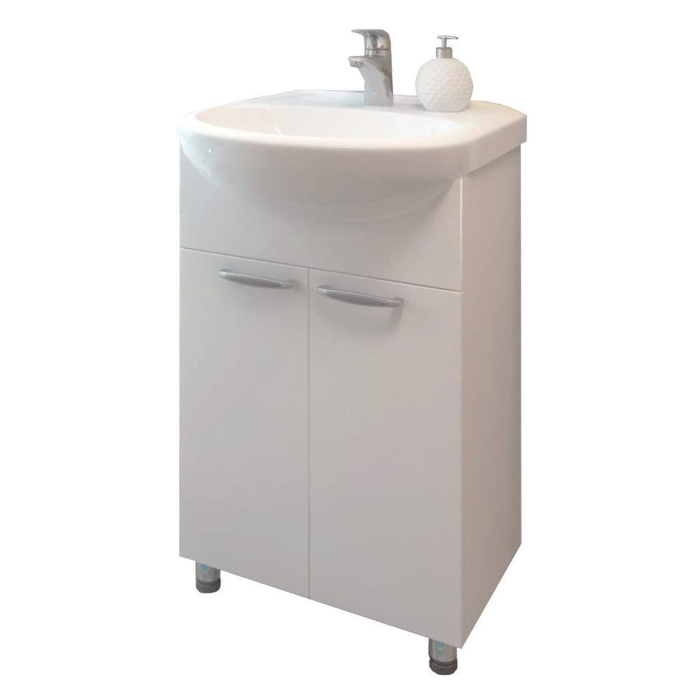 Тумба EVA GOLD  Ника 50/2/НК-50 + умывальник Альфана 52 / Уют 50 / Ладога 50