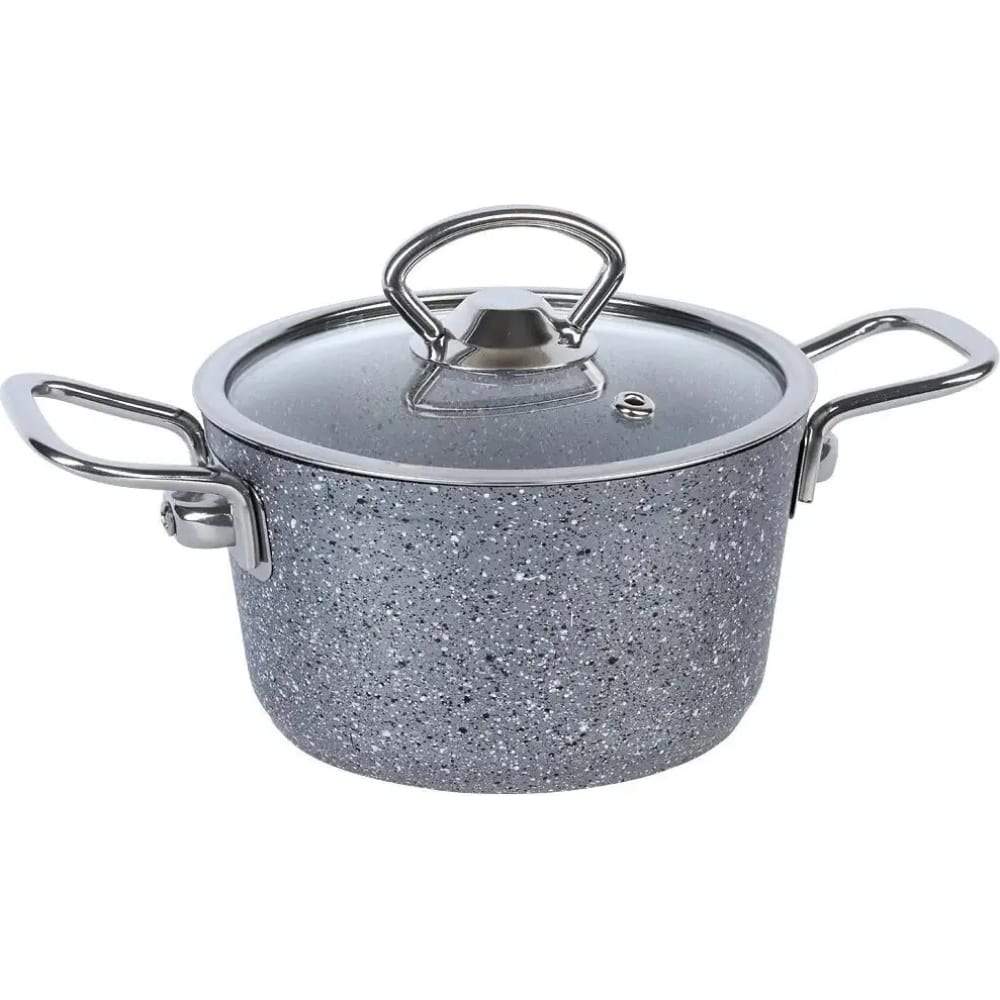 O.M.S. Gray Кастрюля 3111(S)-12-Gr 0,9л 12х7,5см АП покрытие