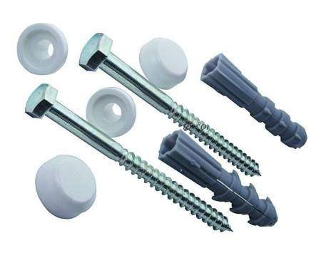 Крепление унитаза к полу в сборе  с болтами и заглушками Ормис  61-0-034