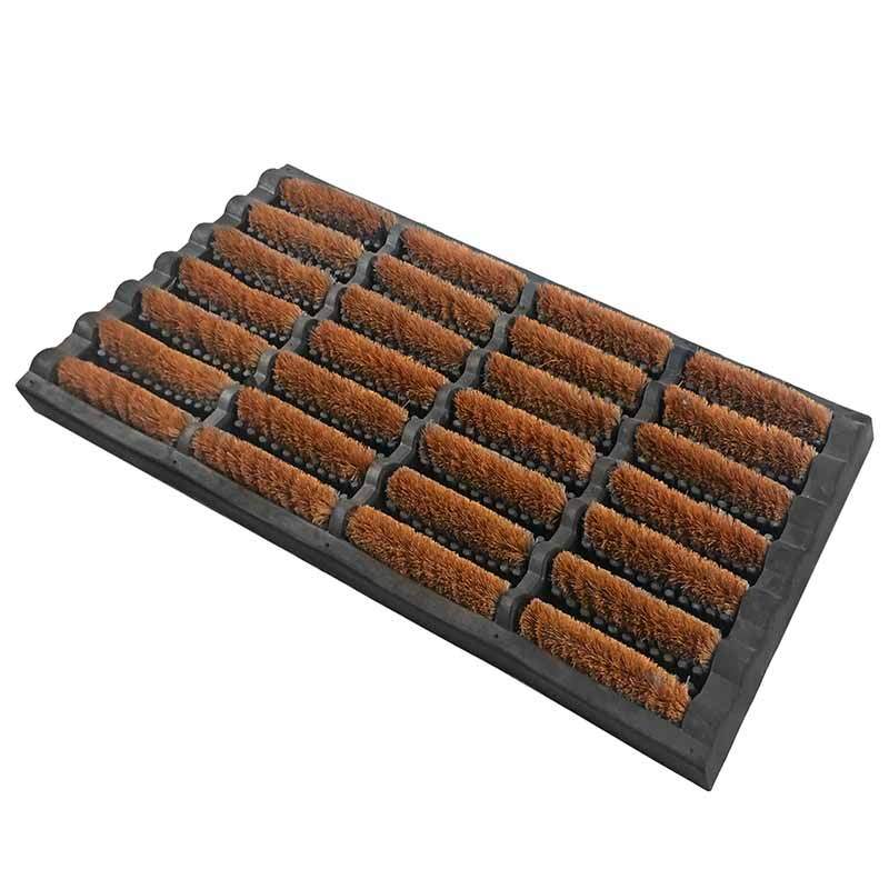 Коврик придверн. SHAHINTEX резиновый с кокосом  45*75    BRUSH02  