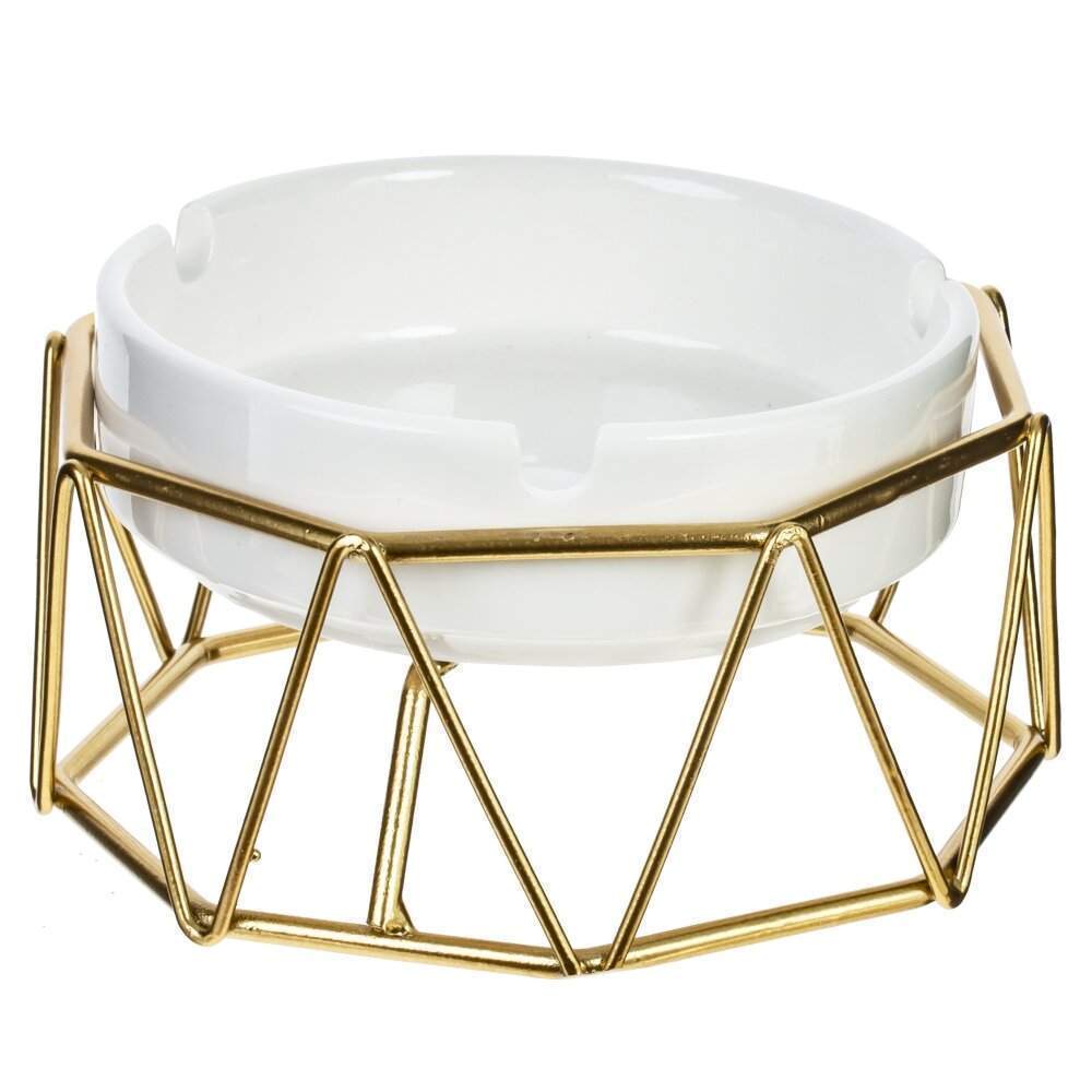 REMECO COLLECTION Пепельница 773195 L12 W11 H7 фарфор/металл 