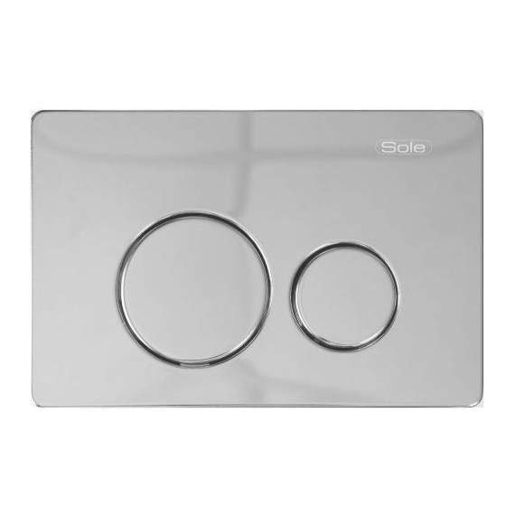 Клавиша Sole S0523 chrome metal к инсталяции Sole д/подвесного унит.