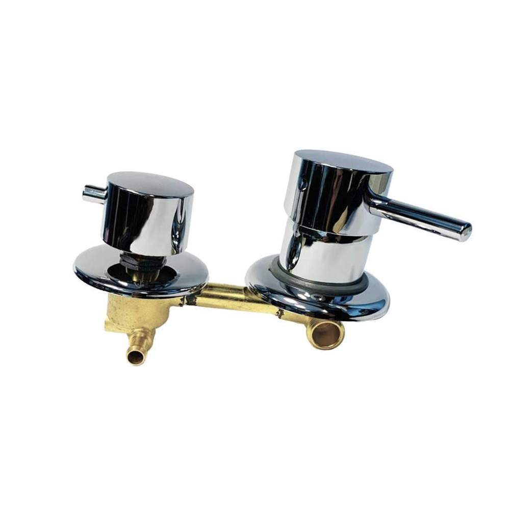 Смеситель  DC6215  100*2, хомут(пласт.ручки)