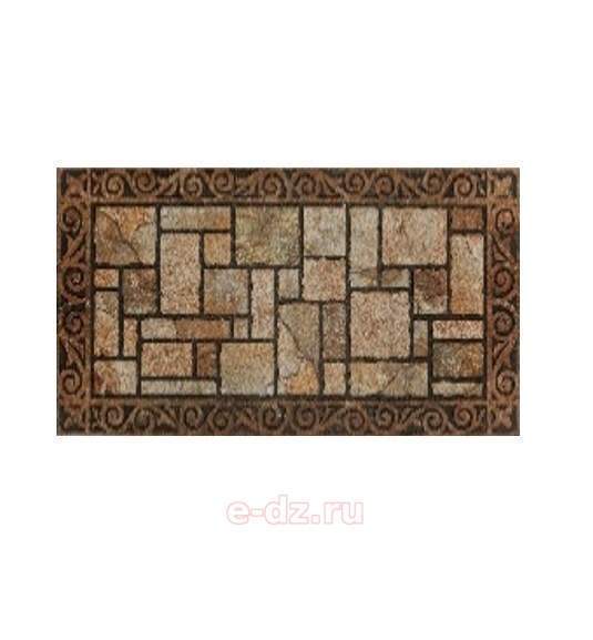 Коврик резиновый флокированный Т-0752 56х120 8мм CleanWill