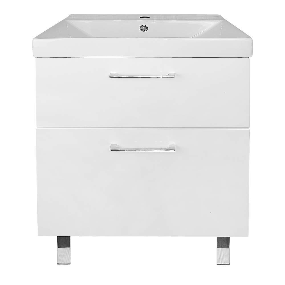 Тумба Ника 60 Н (586*640*456) Напольная с раковиной Tempo 60