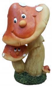 Грибы  ФП349  Мухоморы улыбаются  27см. 