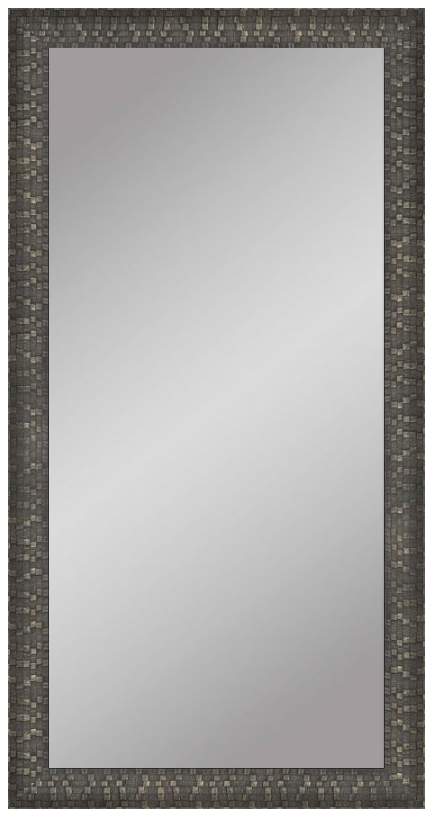 ГРАФИС Зеркало 50х150 Рама 7/Багет 68-197 Серый с серебрянной патиной