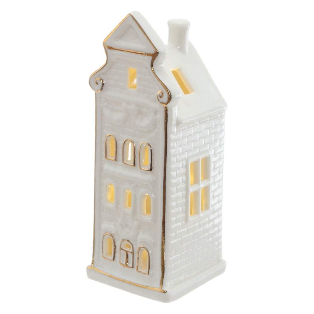 REMECO COLLECTION Фигурка 823286 Домик с подсветкой (LR44x2) 5х5х13см (фарфор) 