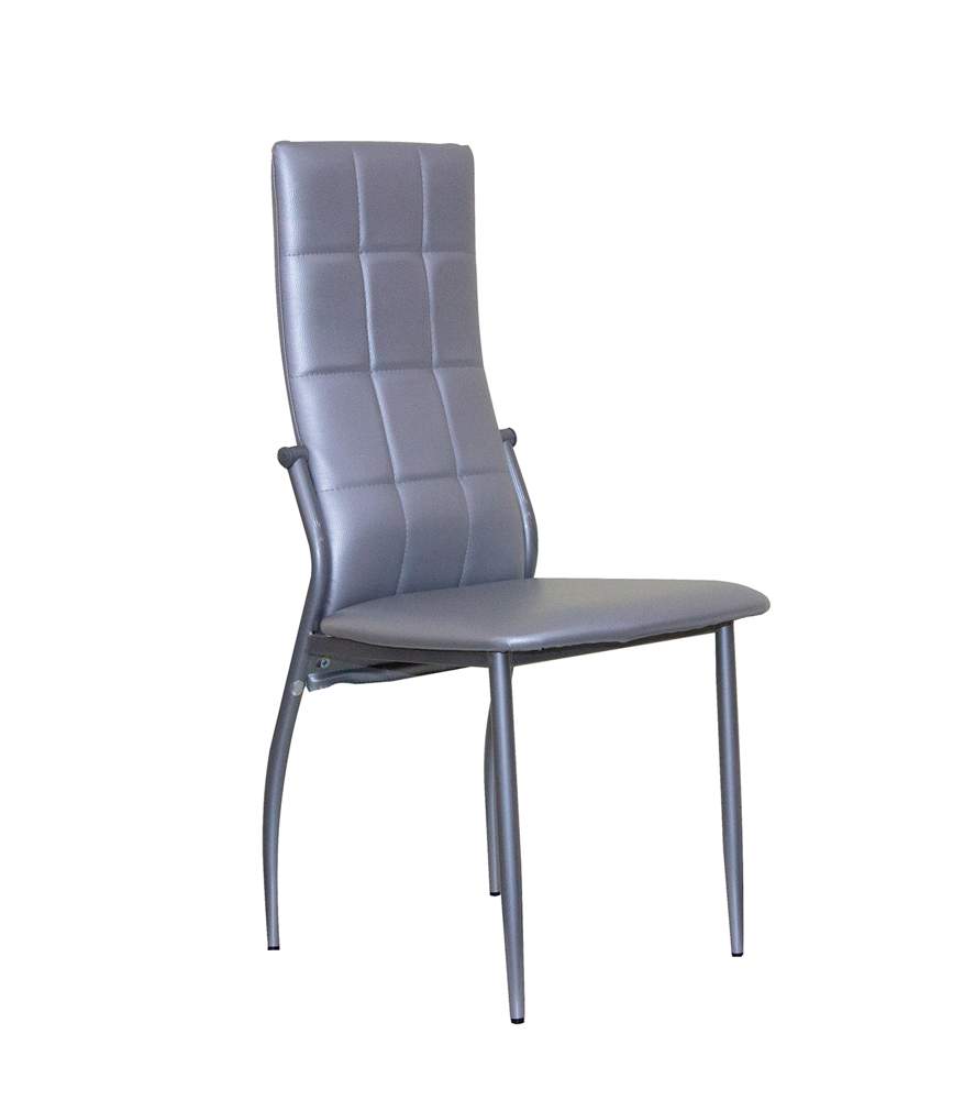 Стул Скалея металлик сид.винилкожа №23 серебро