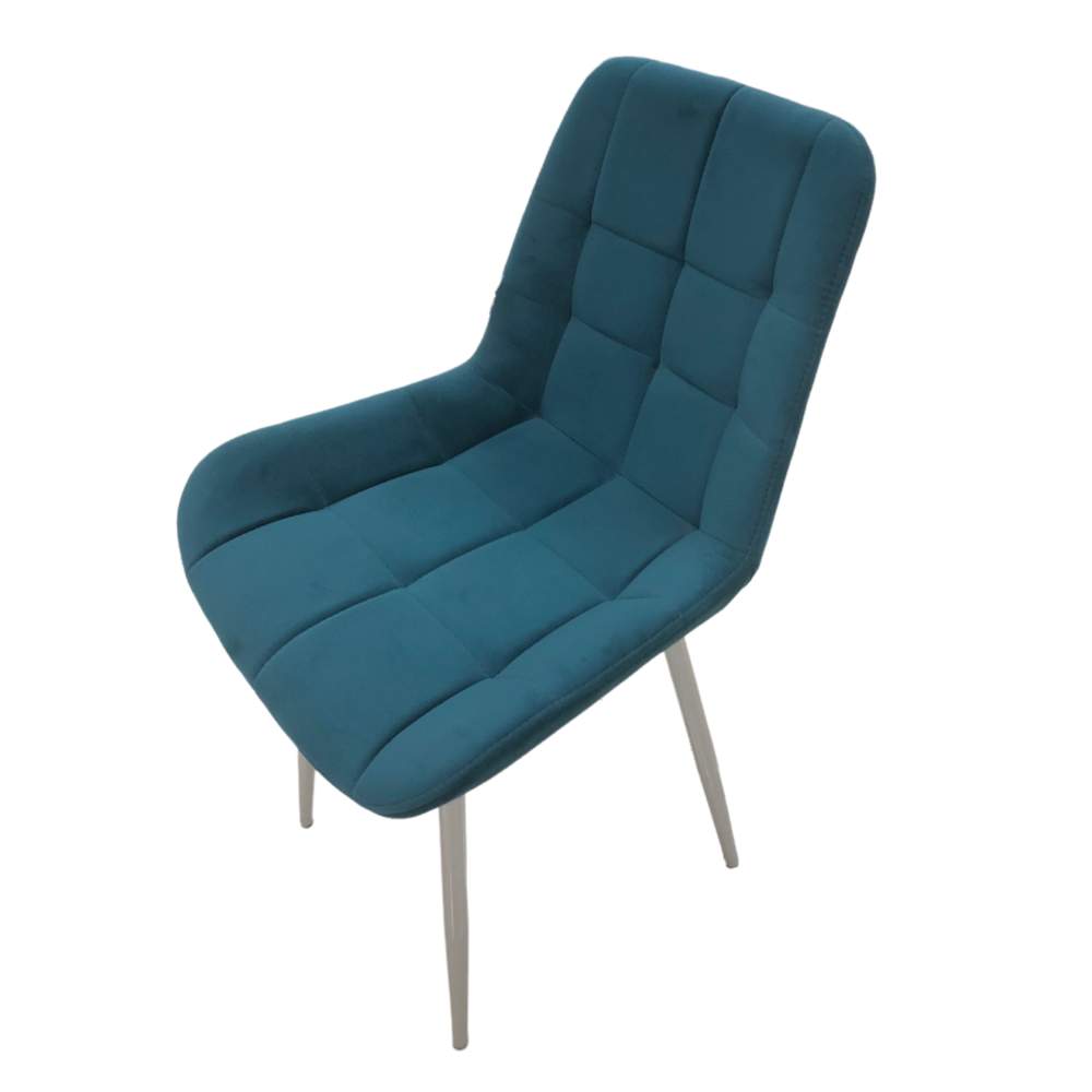 Стул МИС 7 Белен хром лак/ велутто 20 зеленый