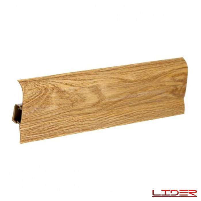 752M Плинтус мат. Дуб золотистый 2500/75/24мм Лидер