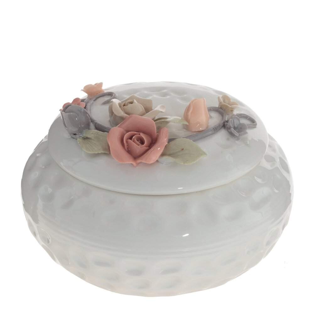 REMECO COLLECTION Шкатулка 772387 фарфор L11 W11 H7см