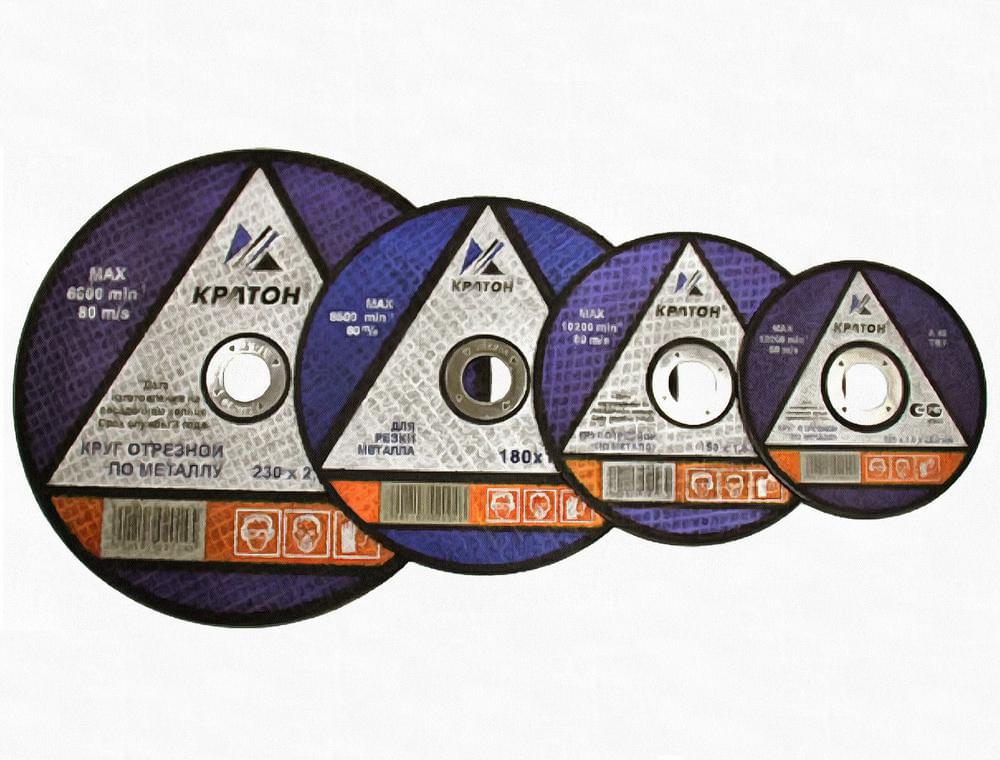 Круг отрезной по металлу 150х1,8х22,2мм КРАТОН A46TBF 