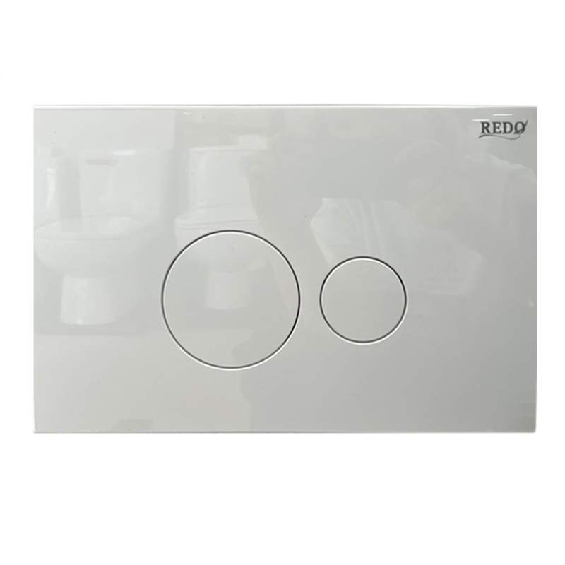 Кнопка REDO круглая д/инсталяции , пластик White 0082