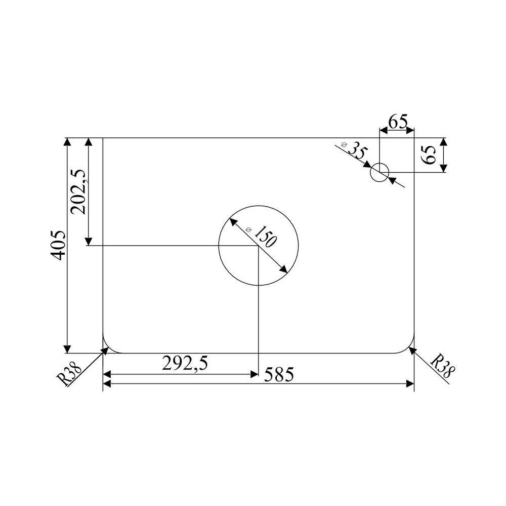 Тумба подвес. SOHO QUADRO 60/2 + столеш.белая  Blanco 60