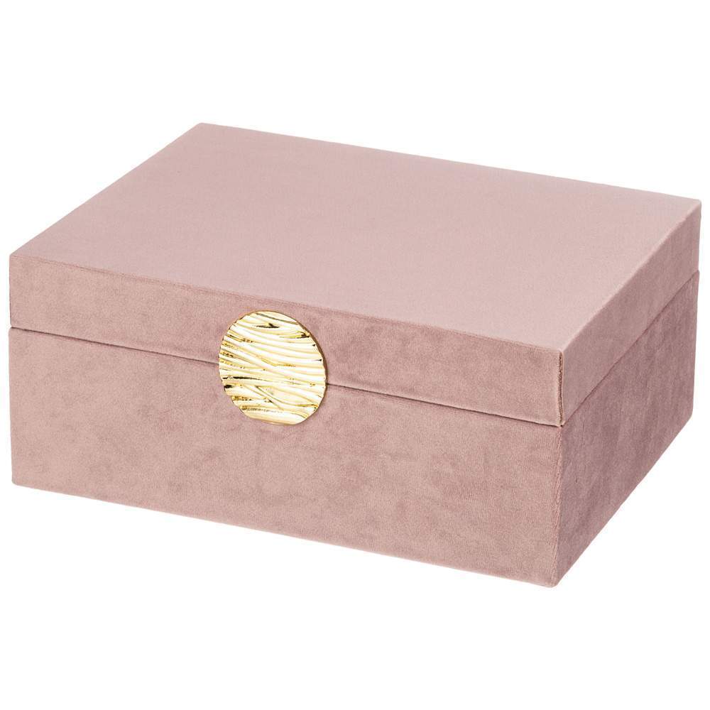 LEFARD Шкатулка 06-317 Велюр мдф/ткань 24,5*18*10см     