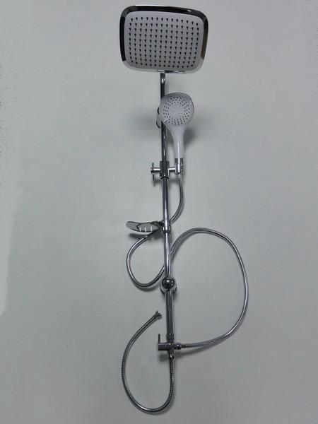 Смеситель+стойка душ.Тропический душ с 2 лейками 3088