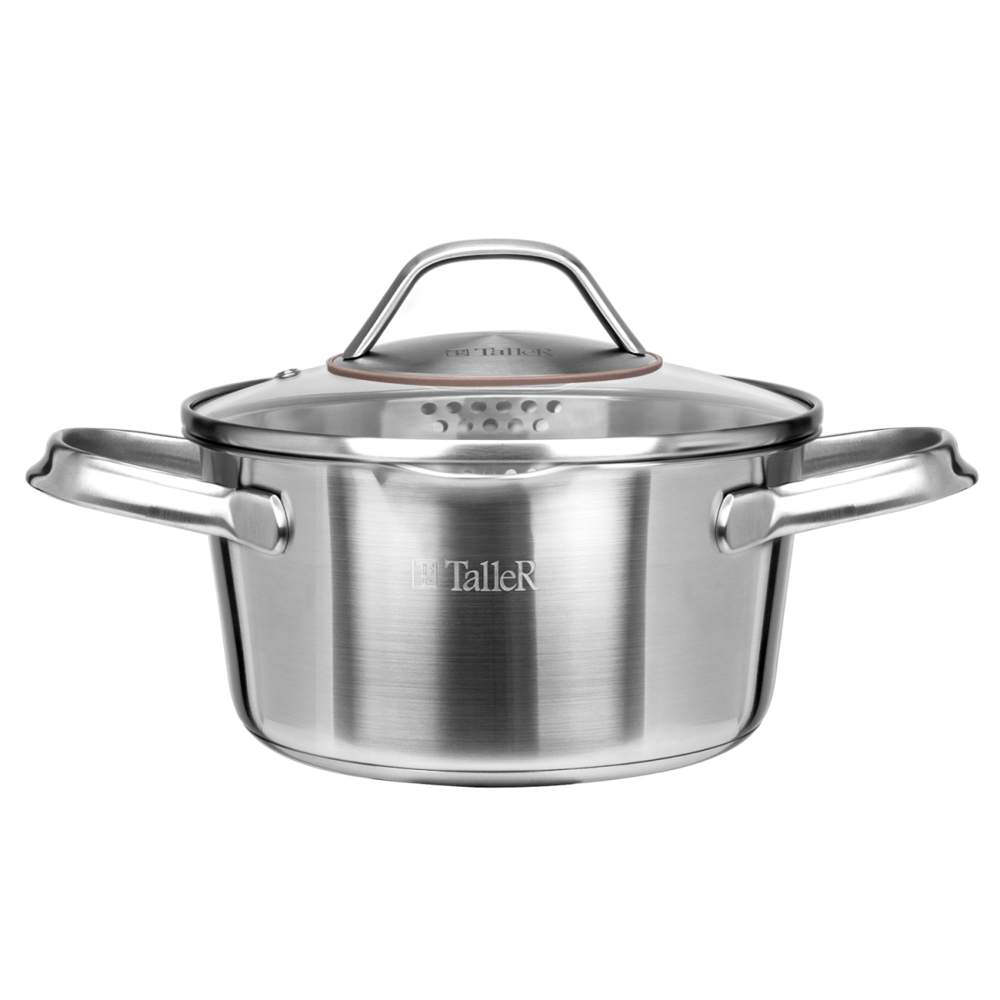 TALLER Intense Кастрюля TR-17357 2000мл нерж.сталь 18/10 индукция