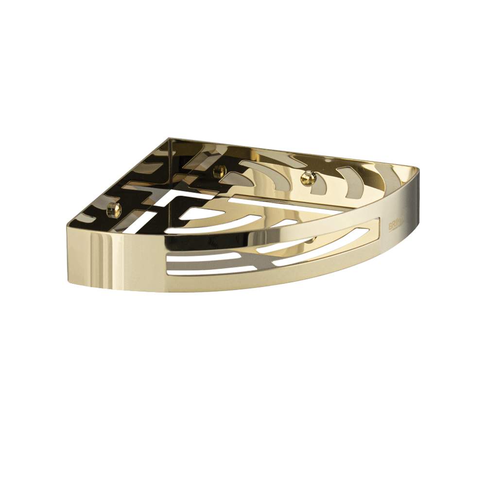 Полочка BRIMIX лит.угловая.одинарная из нерж. стали. 5657-G Золото