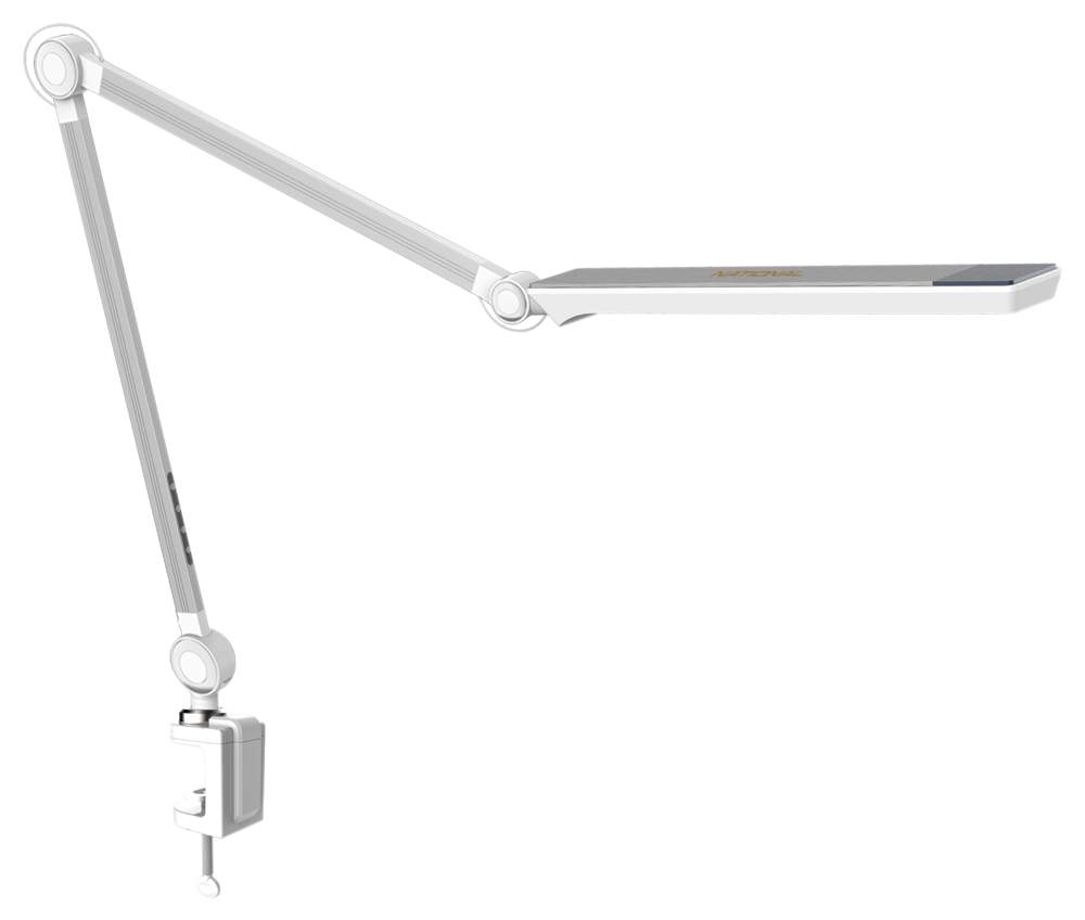 Светильник настольный NL75 на стубцине silver 10В