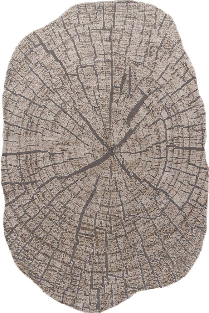 Ковер Safir 00839C  0,78х1,5   GREY / BROWN