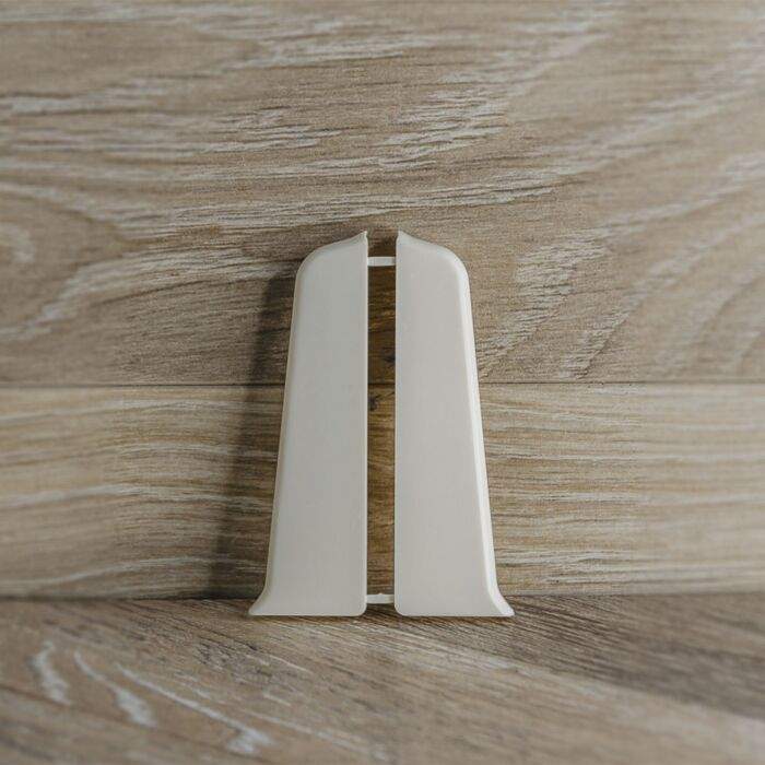 033 Заглушки торцевые (пара)  "Деконика" Кремово-белый 033