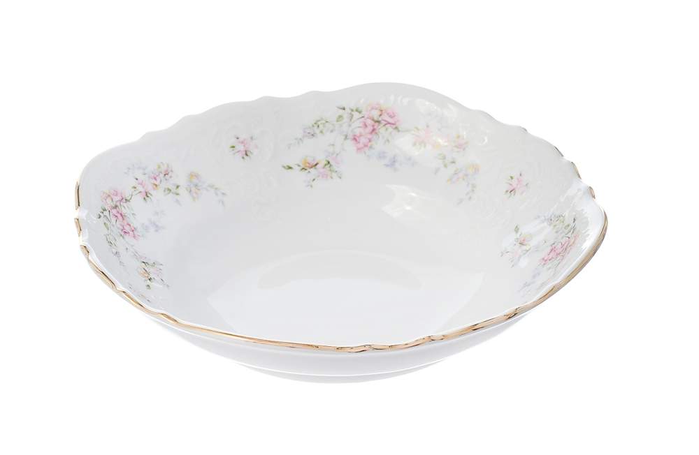 BERNADOTTE Дикая роза отводка золото Салатник 25см P1750684JQZ6468011/БТФ1560